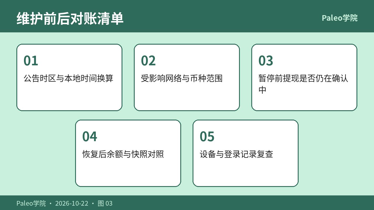 维护前后对账与假迁移链接核对